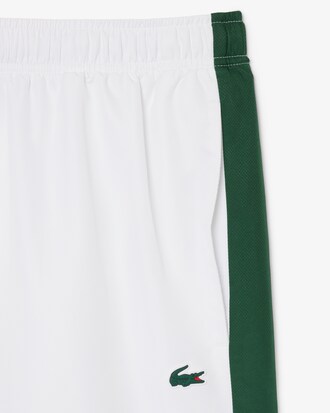 Short Sport taffetas diamant&eacute; bandes