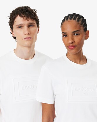 T-shirt coton marquage emboss&eacute;