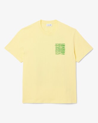 T-shirt jersey de coton graphique