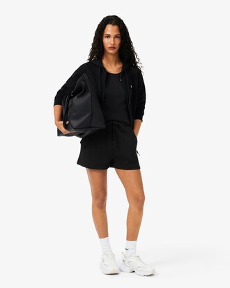 Sweatshirt zipp&eacute; &agrave; capuche molleton