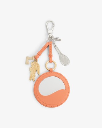 Porte-cl&eacute;s L Charms raquette tennis miroir