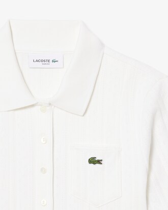 Polo maille pointelle slim fit