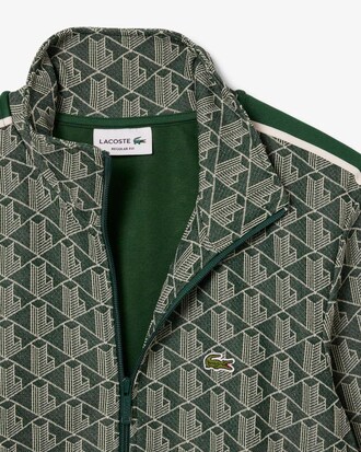 Veste de surv&ecirc;tement zipp&eacute;e Paris jacquard