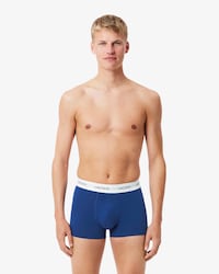 Lot de 3 boxers courts coton stretch