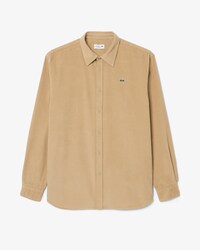 Chemise velours c&ocirc;tel&eacute; regular fit