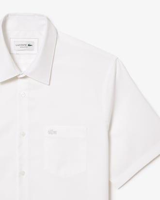 Chemise manches courtes regular fit coton