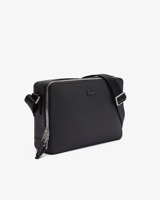 Sac reporter Chantaco en cuir piqu&eacute;