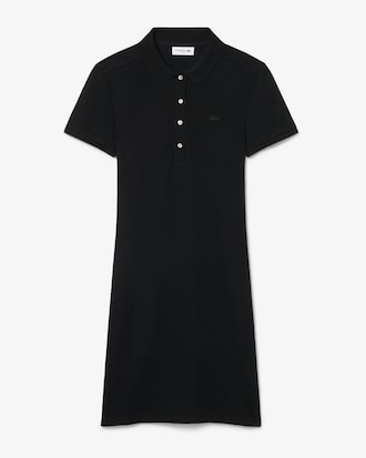 Robe polo slim fit en mini Piqu&eacute; stretch