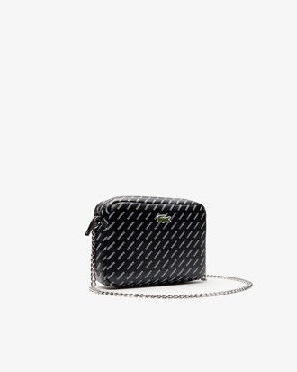 Sac bandouli&egrave;re Lacoste LIVE en toile enduite imprim&eacute;e