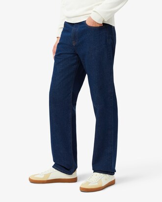 Jean 5 poches straight fit indigo