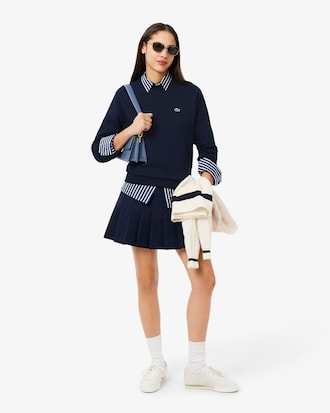 Sweatshirt relaxed fit col rond molleton