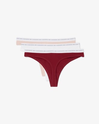 Lot de 3 strings coton stretch