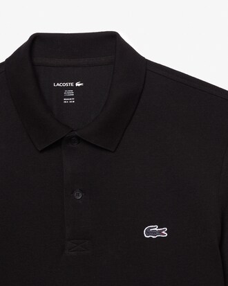 Polo regular fit en coton m&eacute;lang&eacute;