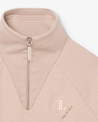 Sweatshirt fabriqu&eacute; en France col zipp&eacute;