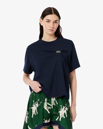 T-shirt jersey oversize drapé