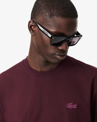 T-shirt jersey crocodile m&eacute;tallis&eacute;