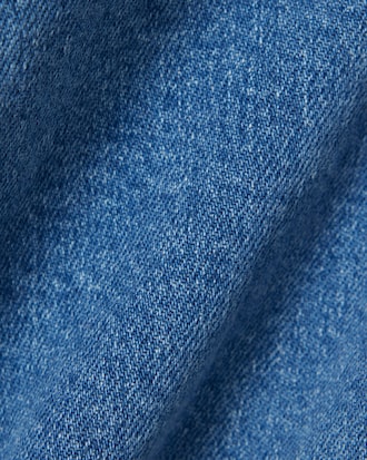 Jean denim taille haute straight fit
