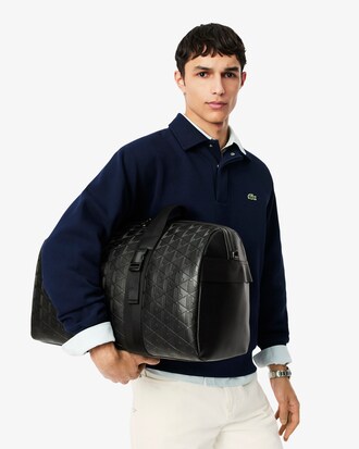 Grand sac week-end monogramme en cuir