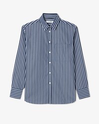 Chemise oversize en popeline de coton