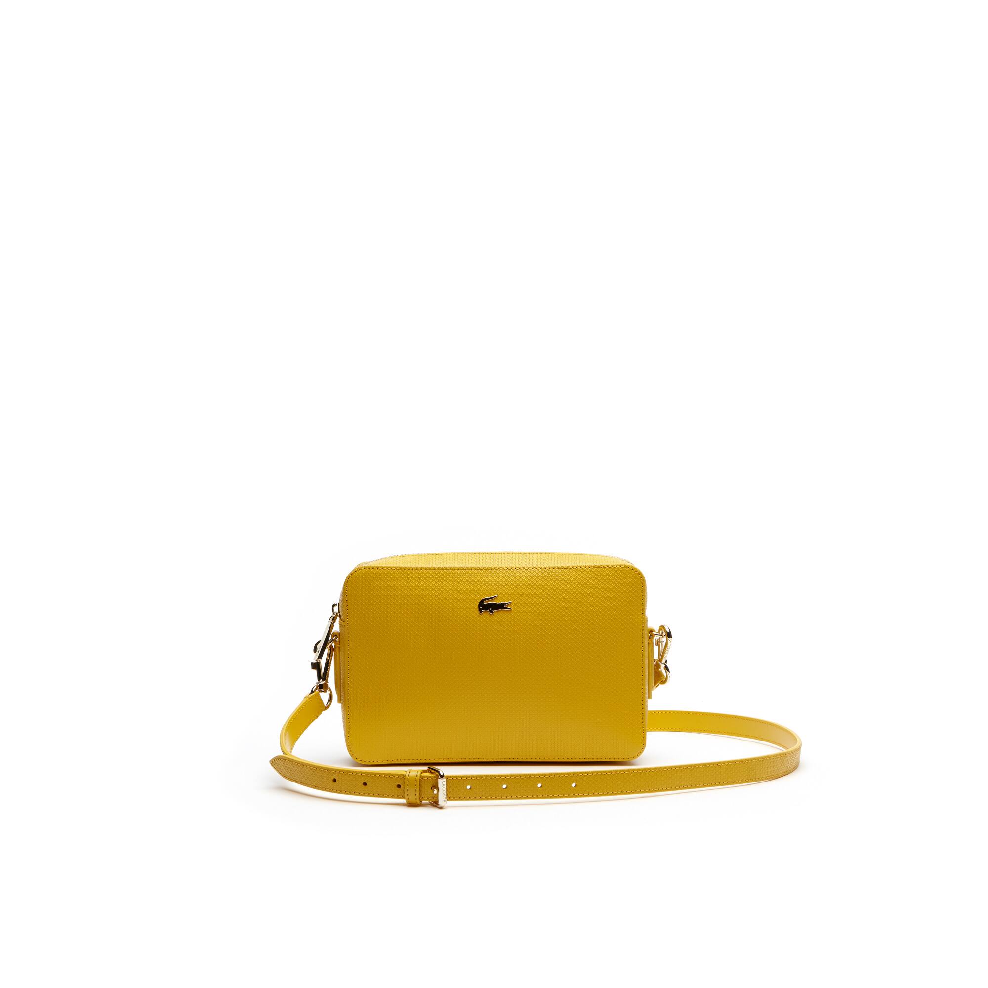 Cuir Piqué Sac Chantaco Carré UniLacoste Bandoulière En YWEDH29I