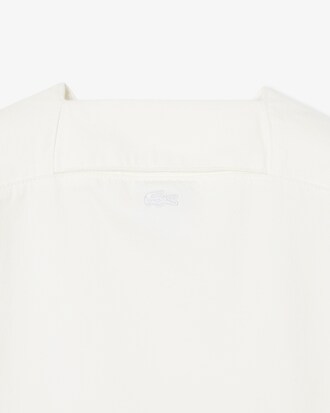 Polo oversize denim imprimé Défilé