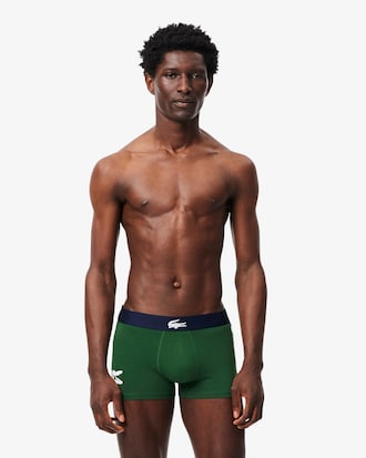 Lot de 3 boxers courts coton stretch