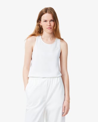 Top fluide sans manches slim fit