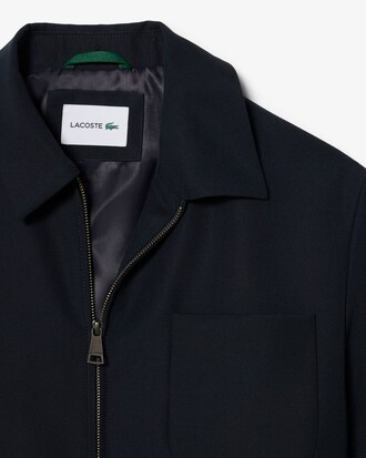 Veste twill de laine m&eacute;lang&eacute;e