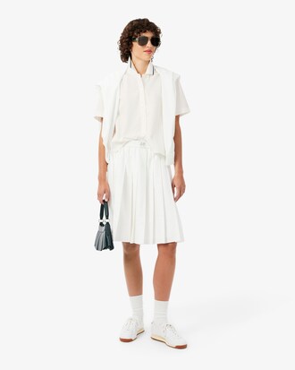 Chemise effet Petit Piqu&eacute; oversize