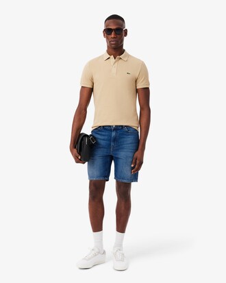 Bermuda straight fit en denim