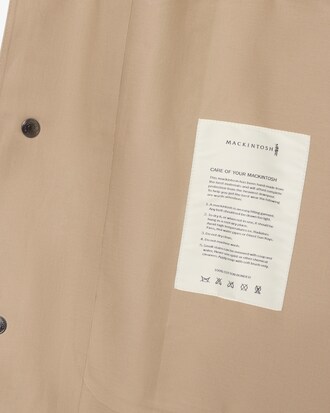 Car-coat imperm&eacute;able Lacoste x Mackintosh