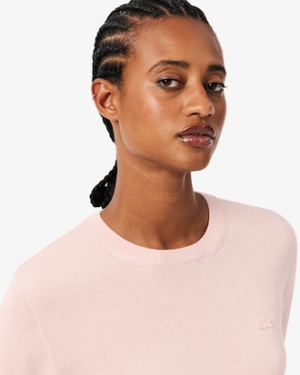 Pull col rond maille 3D