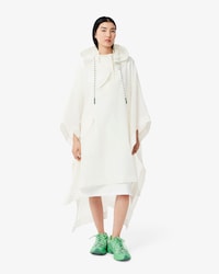 Poncho oversize à capuche amovible