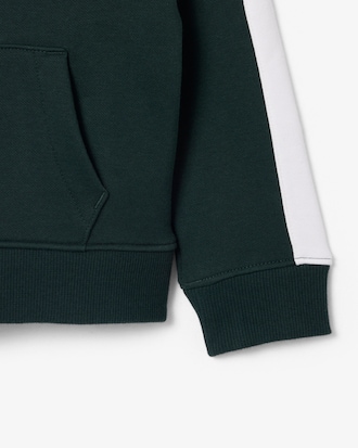Sweatshirt zipp&eacute; &agrave; capuche molleton