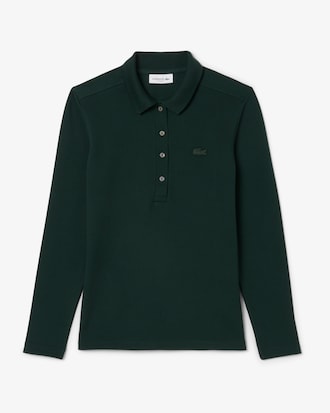 Polo L.12.D slim fit en mini Piqué stretch
