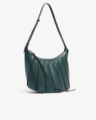 Sac hobo Lenglen XL D&eacute;fil&eacute; en cuir su&egrave;de