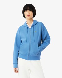 Sweatshirt &agrave; capuche zipp&eacute; en Piqu&eacute;