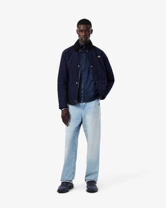 Veste zipp&eacute;e jacquard monogramme