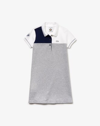 Robe polo Fille Lacoste SPORT color-block &Eacute;dition Roland Garros
