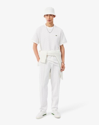 T-shirt jacquard monogramme