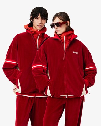 Veste de surv&ecirc;tement velours D&eacute;fil&eacute;