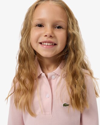 Robe manches longues en Piqu&eacute; stretch