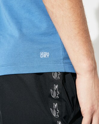 T-shirt col rond Tennis Lacoste SPORT ultra-dry et imprimé