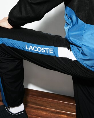 Pantalon de surv&ecirc;tement Tennis Lacoste SPORT avec bande color-block