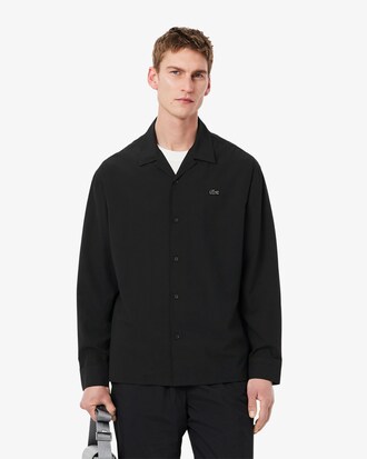 Chemise légère tissu perforé relaxed fit