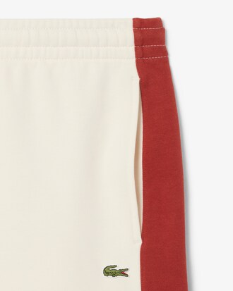 Short molleton de coton color-block