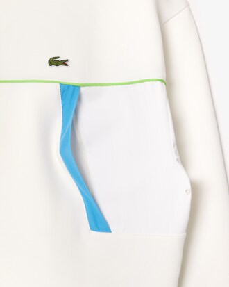 Sweatshirt zippé loose fit en Piqué