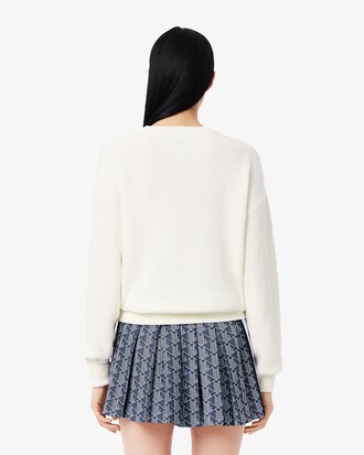 Pull coton point mousse