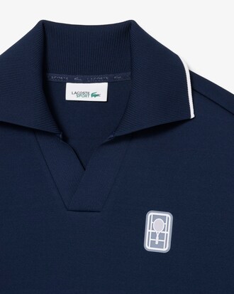 Sweatshirt col polo Tennis H&eacute;ritage