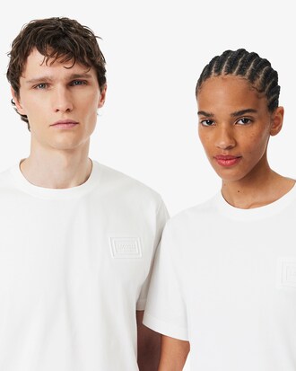 T-shirt coton marquage emboss&eacute;